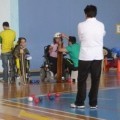 Boccia (a kind of adapted Curling)